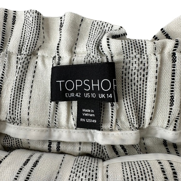 Topshop Striped Skirt. Size 10 - Picture 5 of 7